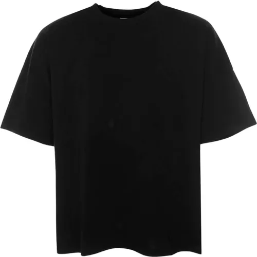 Casual geripptes T-Shirt mit Drop Shoulder , Herren, Größe: S - American vintage - Modalova