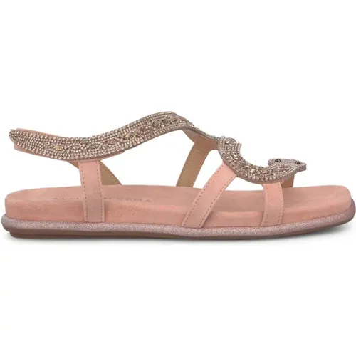 Snake Glitter Sandal , female, Sizes: 6 UK, 7 UK, 3 UK, 4 UK, 5 UK - Alma en Pena - Modalova