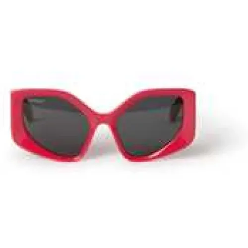 Women`s Accessories Sunglasses Aw23 , female, Sizes: 55 MM - Off White - Modalova