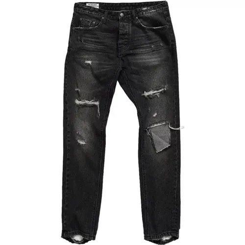 Schwarzes Meer Denim Jeans , Herren, Größe: W30 - One Teaspoon - Modalova