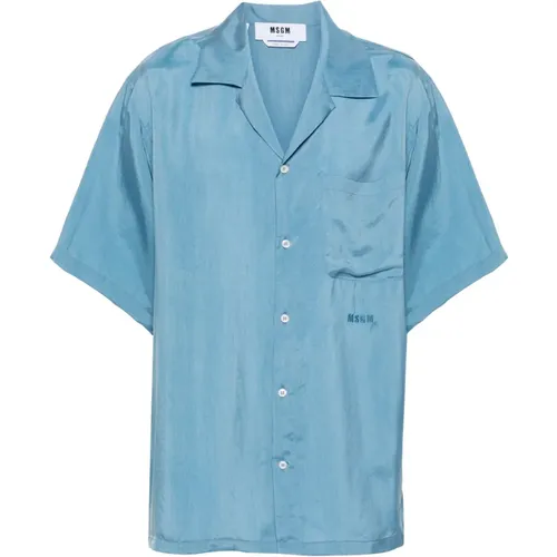 Clear Shirt , male, Sizes: M, XL, L - Msgm - Modalova