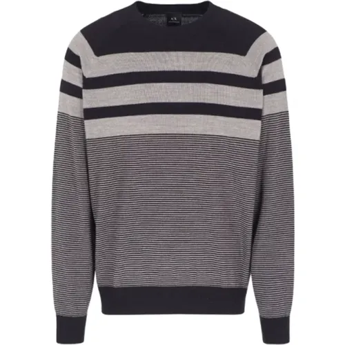 Basic Pullover , Herren, Größe: M - Armani Exchange - Modalova