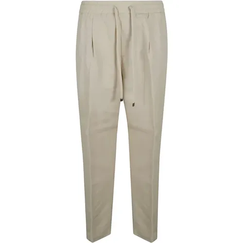 Mens Clothing Trousers Cream Noos , male, Sizes: S, XL, M - Jacob Cohën - Modalova