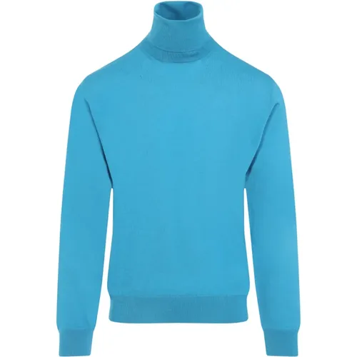 Blaue Wollpullover Aw24 Valentino - Valentino - Modalova