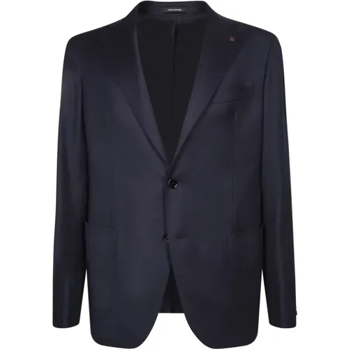 Wool Silk Blazer , male, Sizes: L, 4XL, M - Tagliatore - Modalova