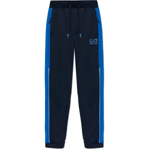 Sweatpants mit bedrucktem Logo - Emporio Armani EA7 - Modalova