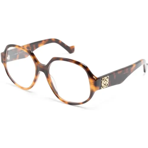 Braun/Havanna Optische Brille Stilvolles Design , Damen, Größe: 54 MM - Loewe - Modalova
