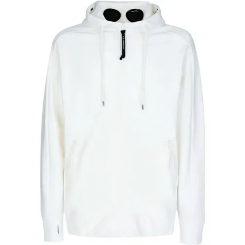 Zip-Up Hoodie with Goggle Detail , male, Sizes: L - C.P. Company - Modalova