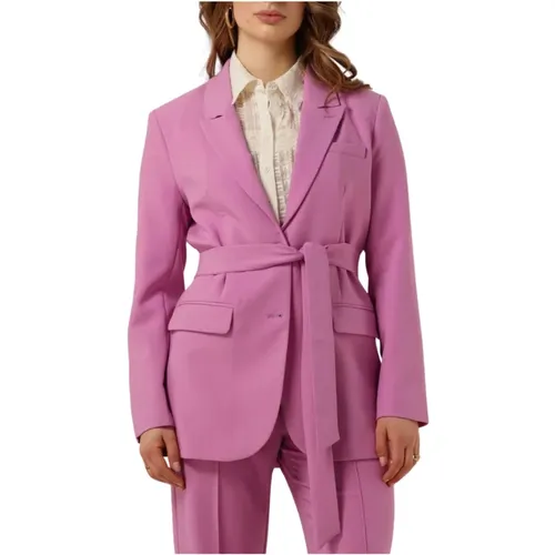 Fuchsia Larina Vis Damen Blazer , Damen, Größe: S - Aaiko - Modalova