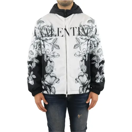 Darkblooming Windbreaker Jacket , male, Sizes: M - Valentino - Modalova