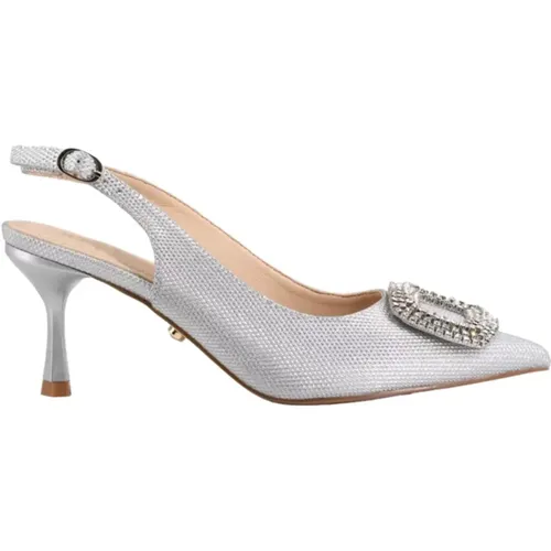 Elettra Heeled Shoes , female, Sizes: 3 UK, 4 UK, 5 UK, 7 UK, 8 UK, 2 UK - Twentyfour - Modalova