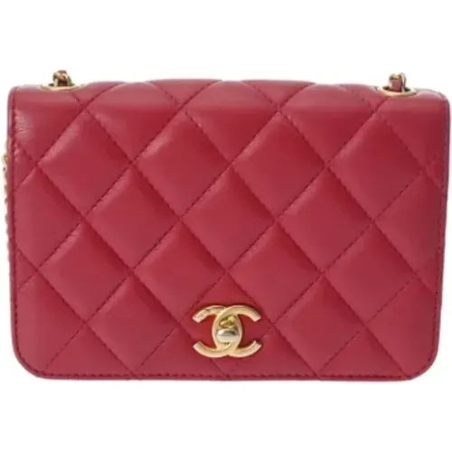 Pre-owned Leather chanel-bags , female, Sizes: ONE SIZE - Chanel Vintage - Modalova