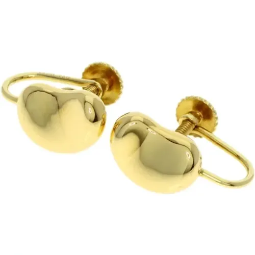 Pre-owned Gold earrings , female, Sizes: ONE SIZE - Tiffany & Co. Pre-owned - Modalova