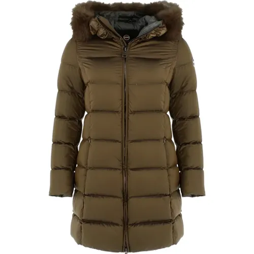 Braune Wintermäntel , Damen, Größe: XL - Colmar - Modalova