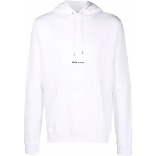 Rive Gauche Hoodie , male, Sizes: S - Saint Laurent - Modalova