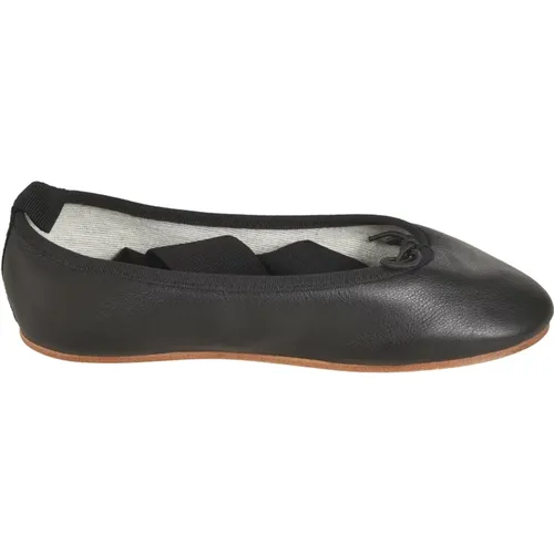 Schwarze Flache Schuhe Eleganter Stil , Damen, Größe: 38 EU - Repetto - Modalova