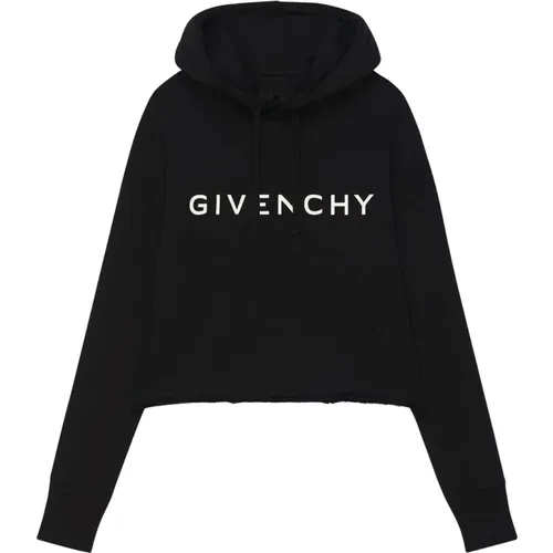 Schwarzer Hoodie mit -Print - Givenchy - Modalova