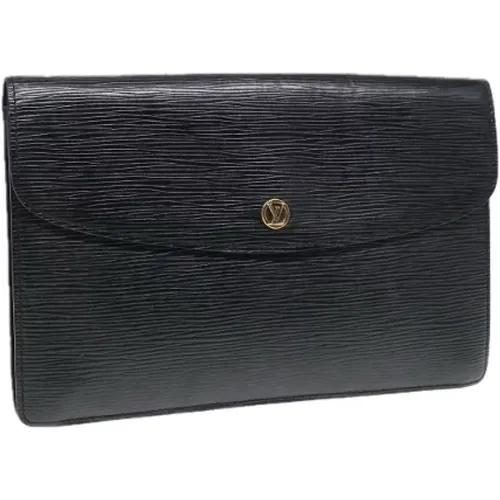 Pre-owned Leather clutches , female, Sizes: ONE SIZE - Louis Vuitton Vintage - Modalova