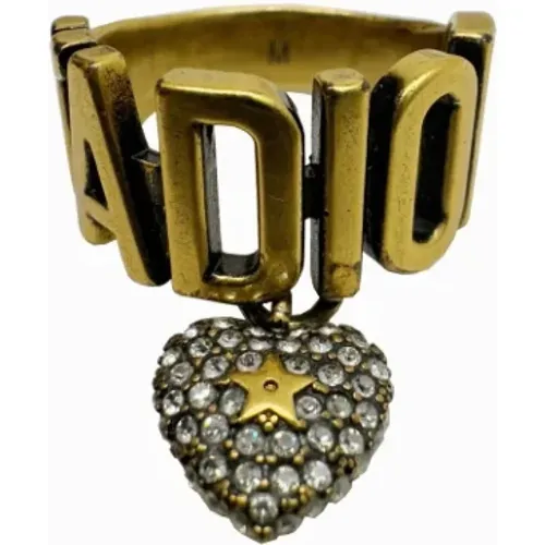 Pre-owned Metall ringe , Damen, Größe: ONE Size - Dior Vintage - Modalova