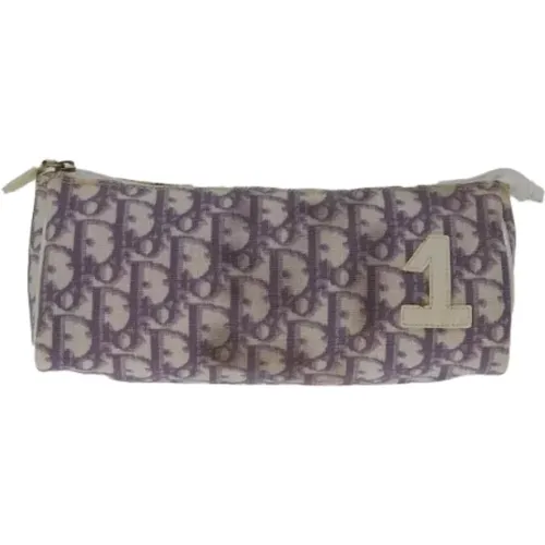 Pre-owned Canvas clutches , female, Sizes: ONE SIZE - Dior Vintage - Modalova