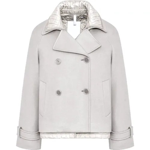 Light Grey Removable Inner Jacket , female, Sizes: S, M - Duno - Modalova