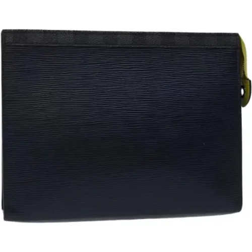 Pre-owned Leather clutches , female, Sizes: ONE SIZE - Louis Vuitton Vintage - Modalova