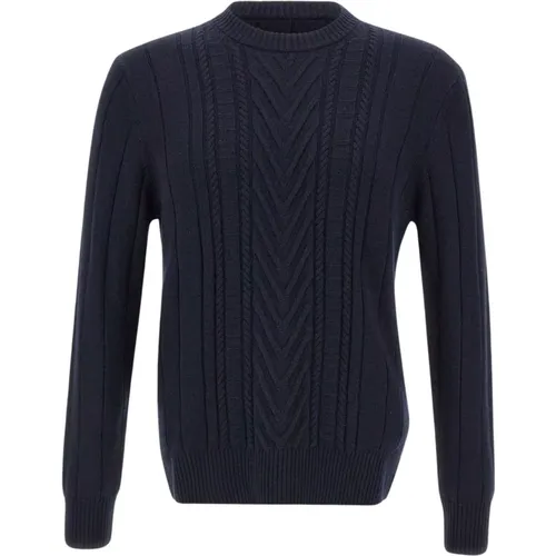 Knit Sweater for Stylish Comfort , male, Sizes: L, XL - Paolo Pecora - Modalova