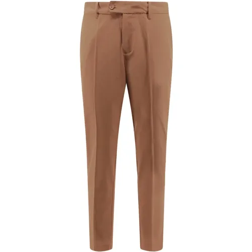 Trousers with Zip and Button Closure , male, Sizes: W30, W29, W33, W34 - J.LINDEBERG - Modalova