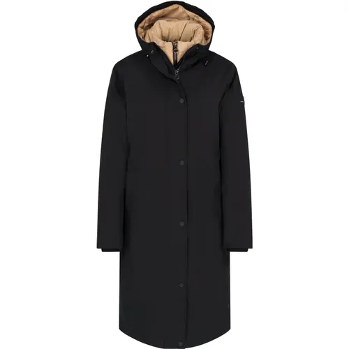 Sporty Rain Parka with Functional Features , female, Sizes: S, M - Bugatti - Modalova