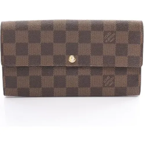 Pre-owned Canvas wallets , female, Sizes: ONE SIZE - Louis Vuitton Vintage - Modalova