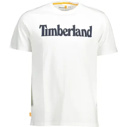 Umweltfreundliches weißes Bio-T-Shirt , Herren, Größe: XL - Timberland - Modalova