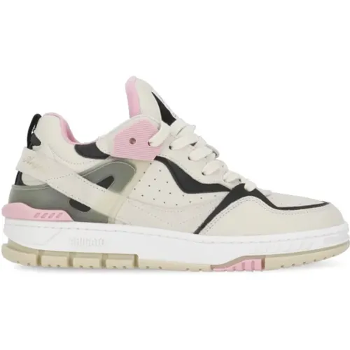 Ivory Leather Sneakers with Contrasting Details , female, Sizes: 5 UK, 7 UK, 4 UK, 3 UK - Axel Arigato - Modalova