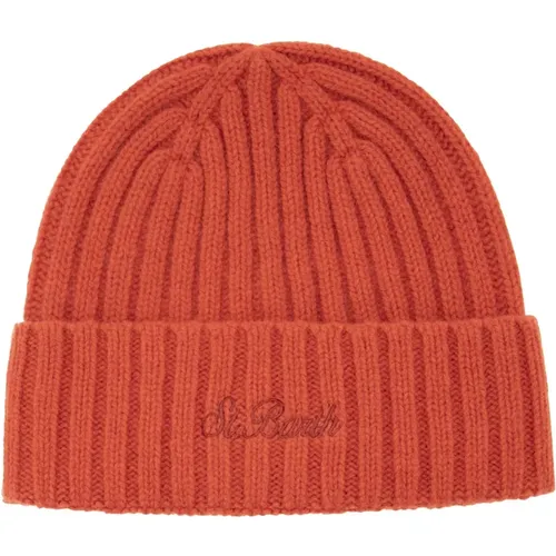 Stylish Wool Hat with Embroidery , male, Sizes: ONE SIZE - MC2 Saint Barth - Modalova