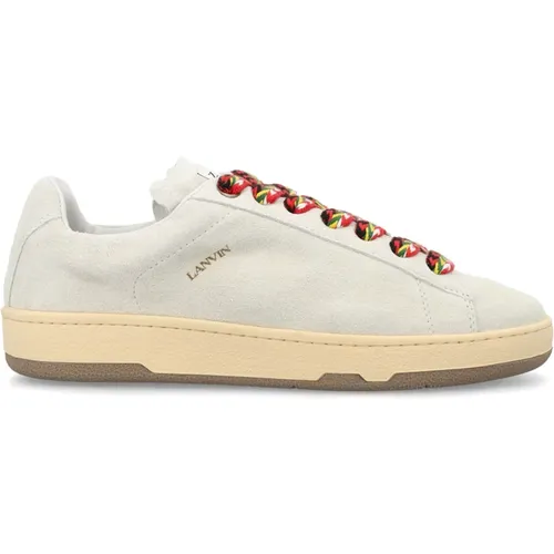 Weiße Low Top Sneakers , Damen, Größe: 38 EU - Lanvin - Modalova