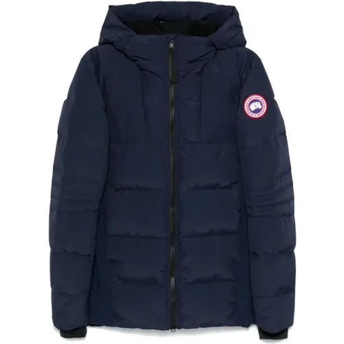 Down-Feather Padded Coat with Thermal Mapping , male, Sizes: L - Canada Goose - Modalova