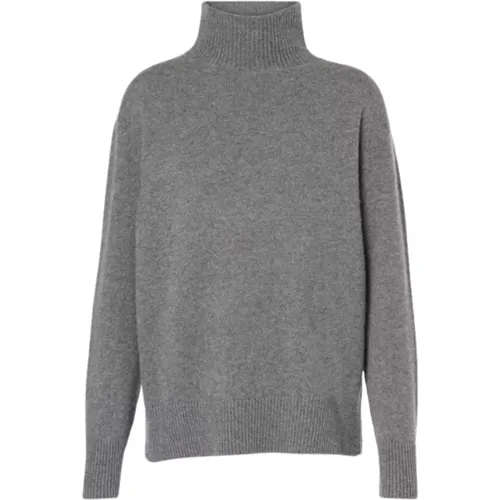 Cashmere high neck sweater seamless finish , female, Sizes: S, M - Max Mara - Modalova