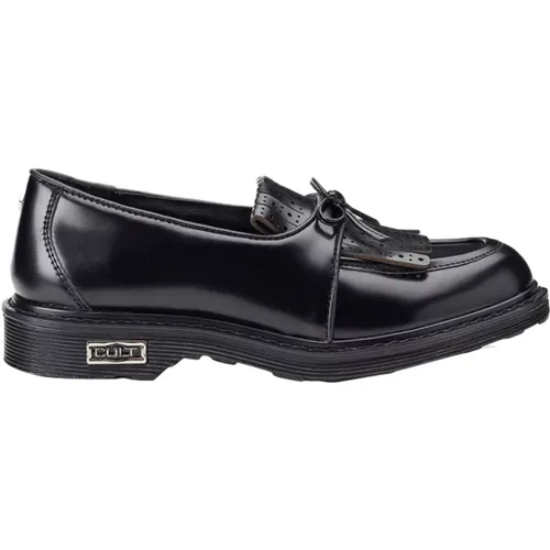 Moderne Schwarze Flache Schuhe , Damen, Größe: 37 EU - Cult - Modalova