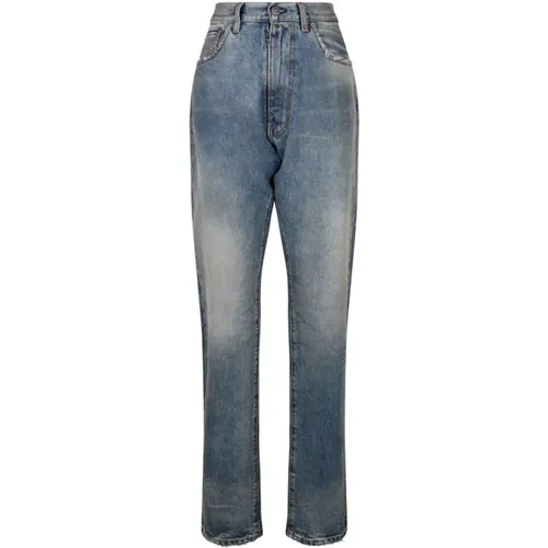 Light Cotton Straight Leg Jeans , female, Sizes: W25, W26 - Maison Margiela - Modalova