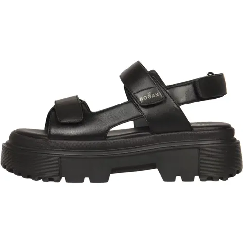 Sandals with Strap , female, Sizes: 6 1/2 UK, 7 UK - Hogan - Modalova