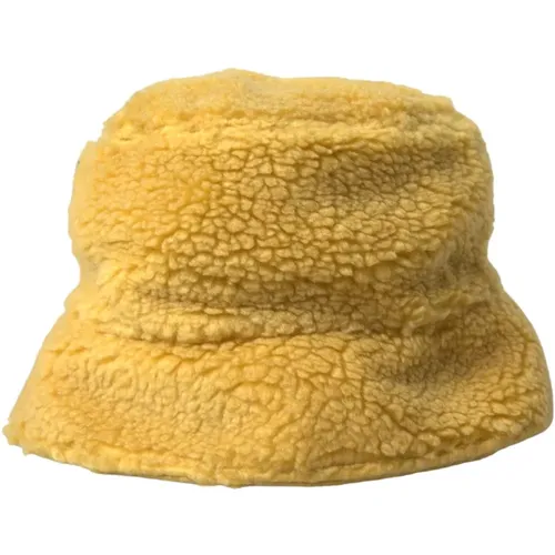 Fleece Bucket Hat Men , male, Sizes: 60 CM - Dolce & Gabbana - Modalova