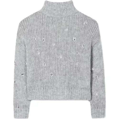 Glittery Turtleneck Wool Blend Sweater , female, Sizes: S - LUISA CERANO - Modalova