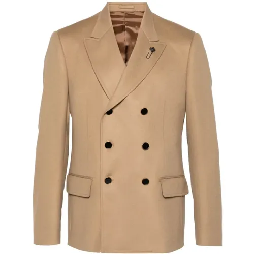 Attitude Double-Breasted Jacket , male, Sizes: M, XL, L - Lardini - Modalova