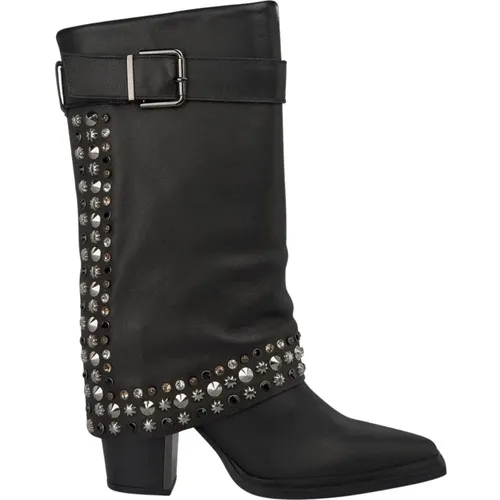 Studded gaiter boot , Damen, Größe: 40 EU - Alma en Pena - Modalova