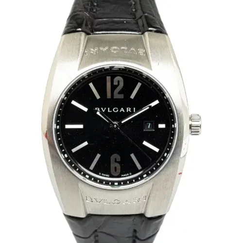 Pre-owned Leder watches - Bvlgari Vintage - Modalova