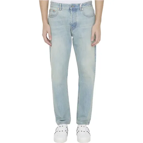 Light Denim Jeans with VLogo Signature , male, Sizes: W30, W36, W31, W38, W32 - Valentino Garavani - Modalova