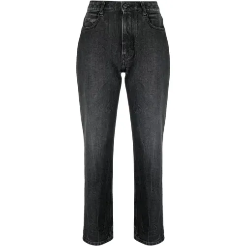 Straight Fit Casual Jeans , female, Sizes: W25 - Ami Paris - Modalova