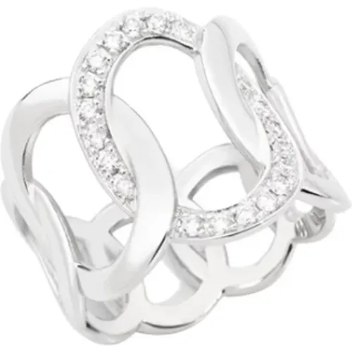 Women`s Brera Diamond Ring - Pab9100O2Whrdb000 , female, Sizes: 49 MM, 53 MM - Pomellato - Modalova