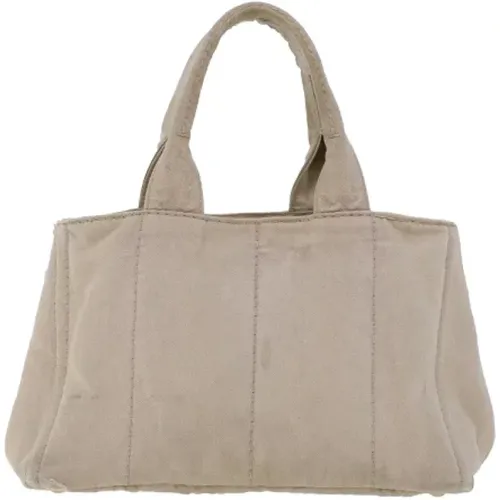 Pre-owned Canvas handbags , female, Sizes: ONE SIZE - Prada Vintage - Modalova