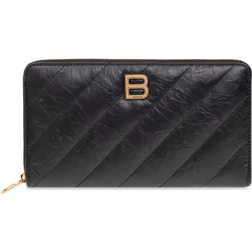 Wallet with logo , female, Sizes: ONE SIZE - Balenciaga - Modalova