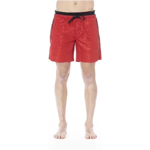 Bedruckte Badeshorts mit Taschen , Herren, Größe: L - Iceberg - Modalova